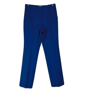 Pendleton 100% Wool Pants Women's 4 Petite Blue Pleated Front Lined Trousers